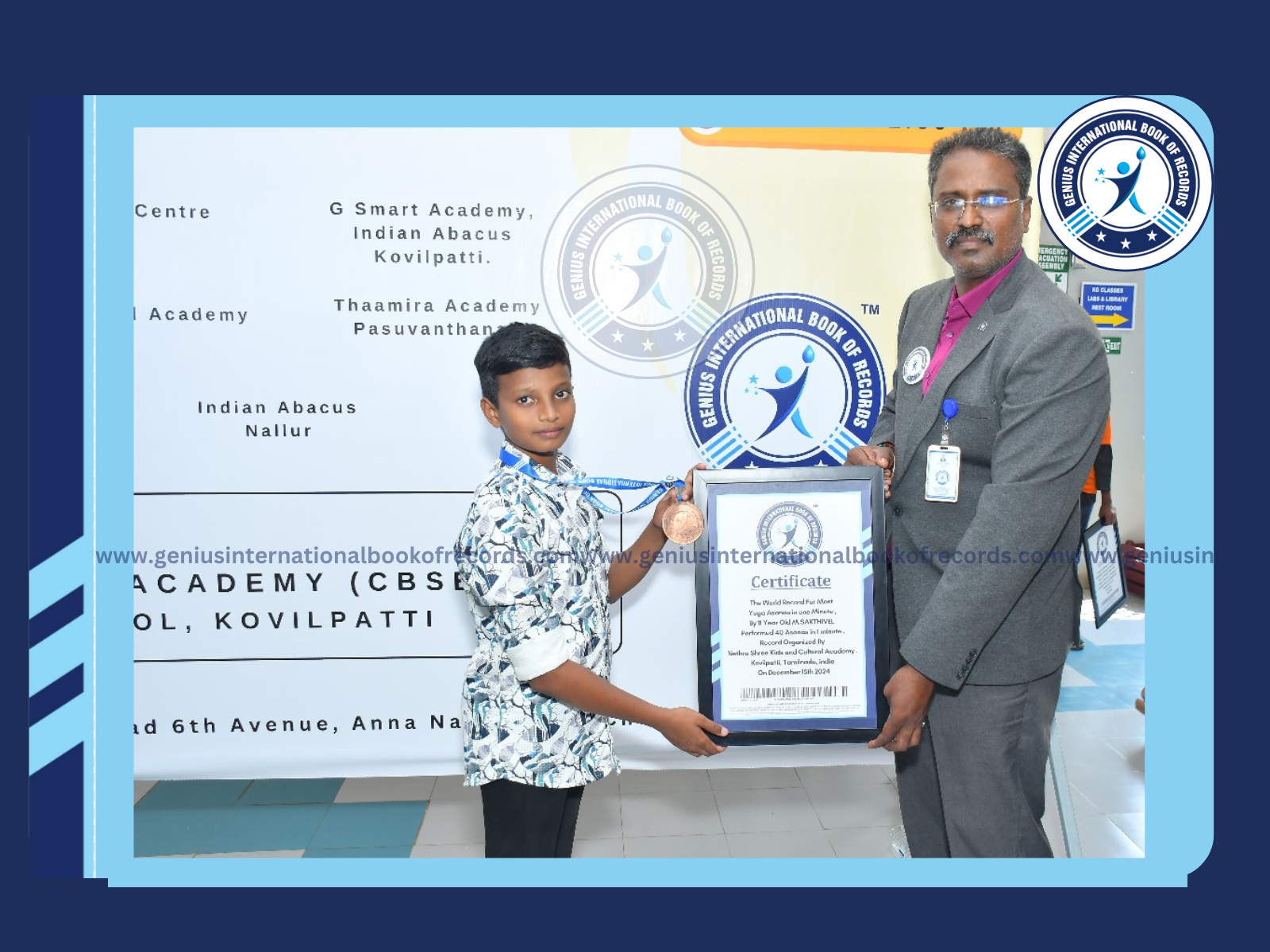 World Record in Most Yoga Asanas in 1 minute