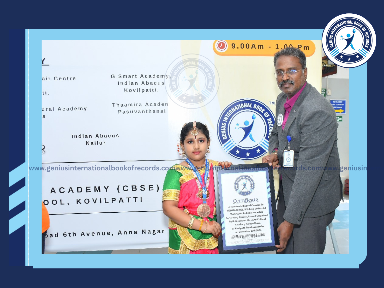 World Record in Karate With Abacus