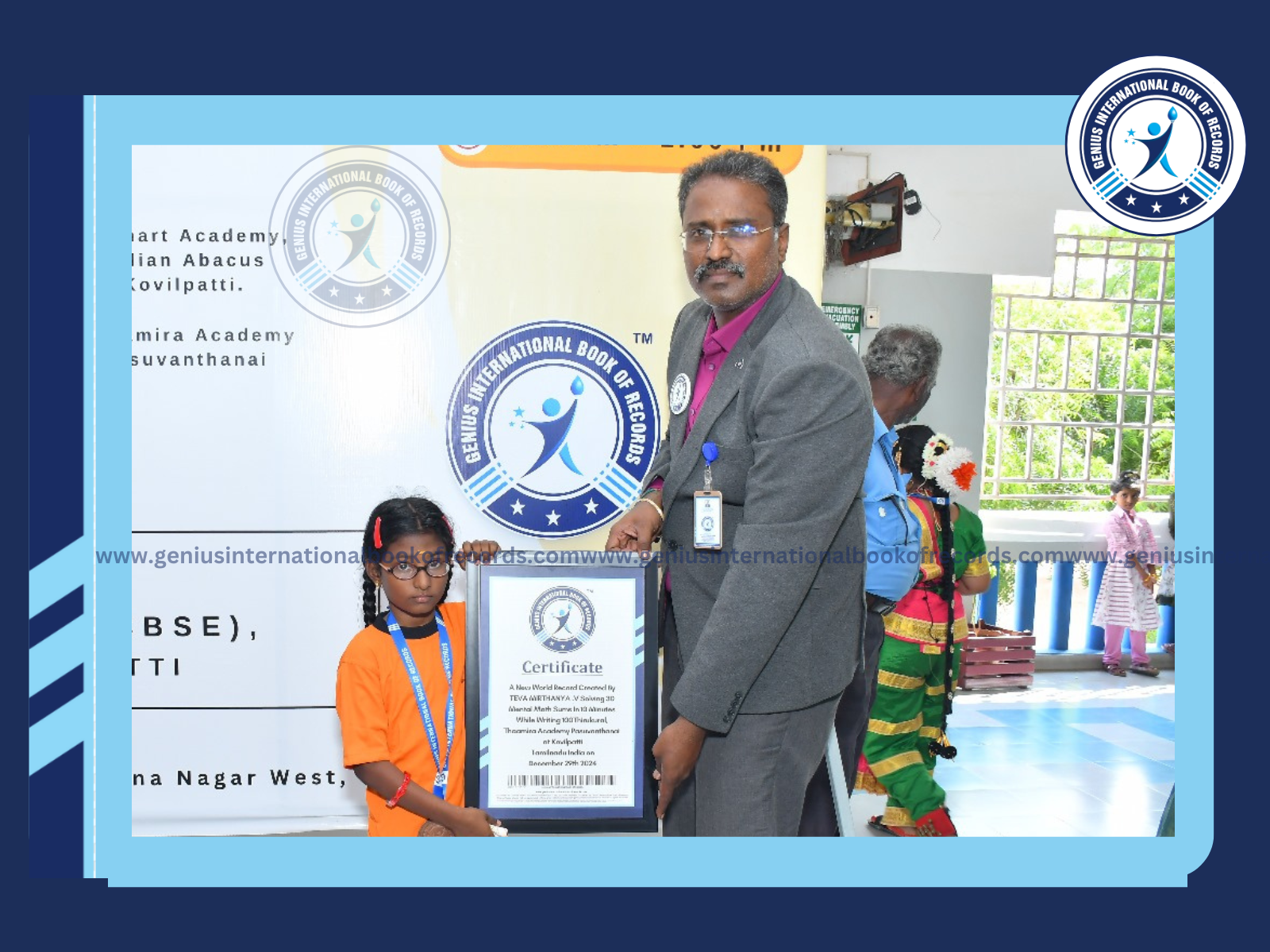 World Record In Recitation of Thirukural With Abacus