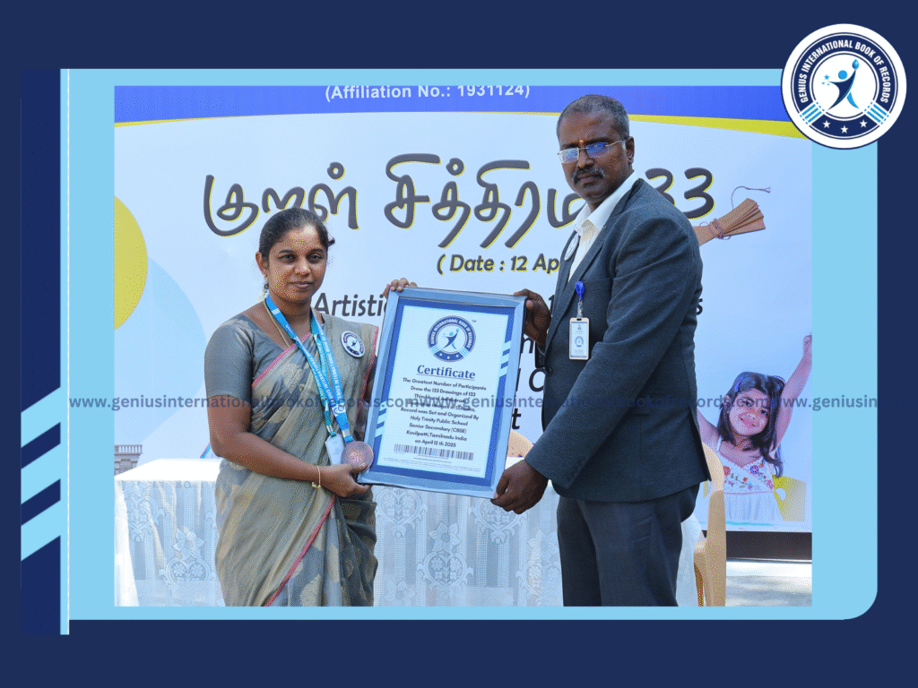 World Record in Thirukkural Adhikaram Illustrative Drawing